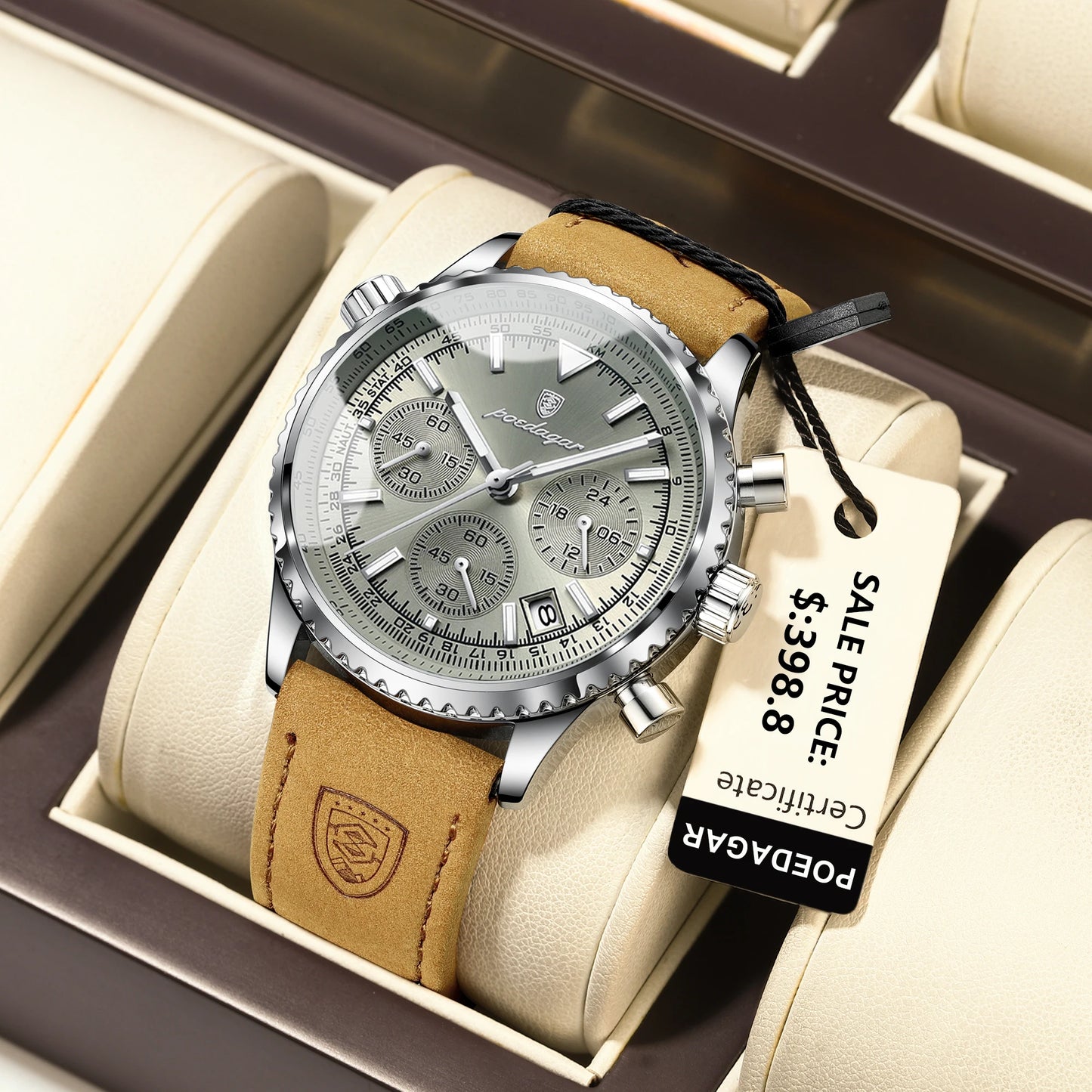 Poedagar Luxury Men's Watch