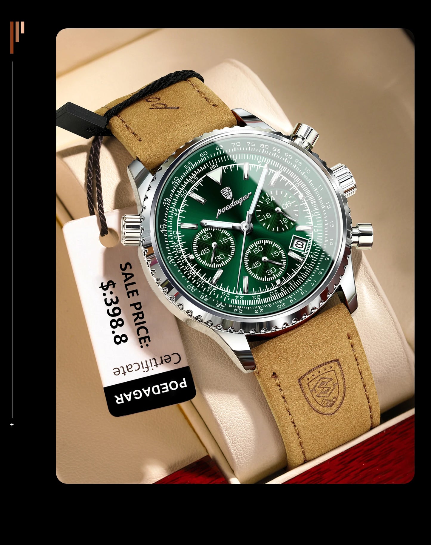 Poedagar Luxury Men's Watch